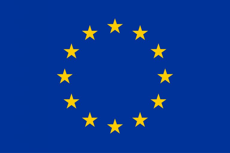 Flagge der Europäischen Union. Copyright Europarat.